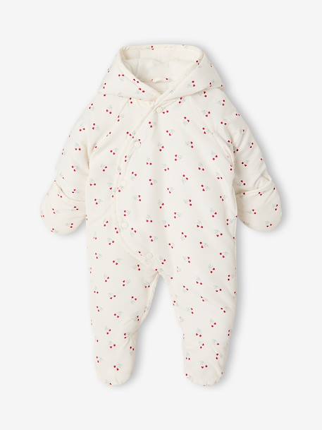 Newborn pramsuit ecru 
