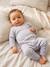 Pack of 2 baby sleepsuits with back opening sky blue 