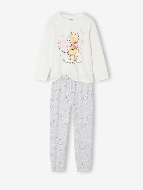 Long-sleeved pyjamas Winnie for girls marl grey 