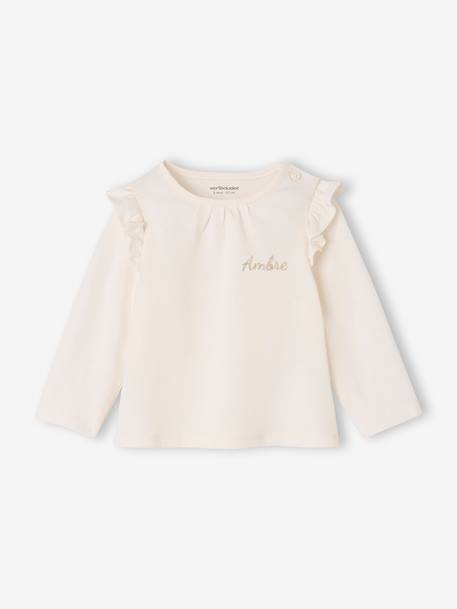 Pack of 2 long-sleeved Basics baby t-shirts hazel+sage green 