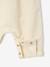 Dungaree set and bodysuit for baby girls vanilla 