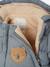 Padded pramsuit for newborn boys sage green 