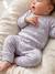 Pack of 2 baby sleepsuits with back opening sky blue 