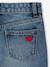 Straight-leg jeans for girls light blue+medium blue 