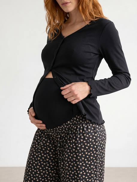 Nursing Special Pyjamas anthracite+night blue 
