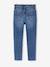 Slim-fit jeans for girls light blue+medium blue 