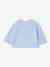 Knitwear jumper with side opening for newborn sky blue 
