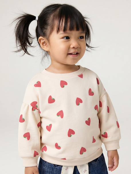 Sweatshirt for baby ecru 