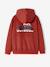 Hooded sweatshirt for boys tomato red 
