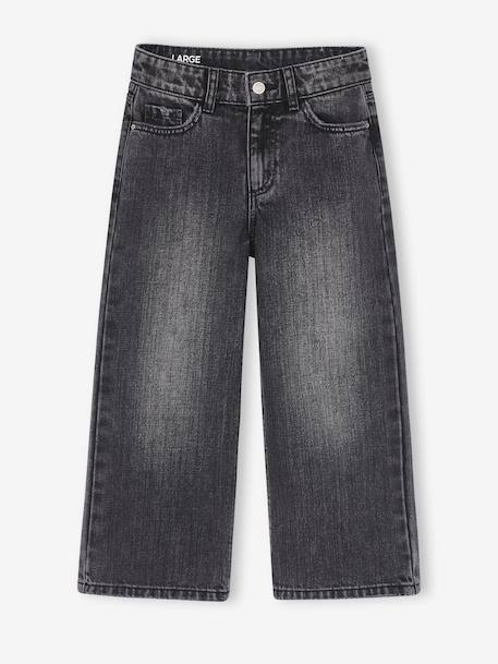 Wide-Leg MorphologiK Jeans for Girls, Medium Hip deep blue+denim grey+light blue+medium blue 