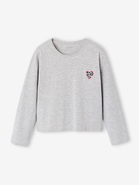 Pack of 2 pyjamas for girls marl grey 