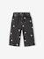 Wide-leg jeans with small embroidered hearts denim grey+double stone+stone 