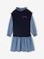 2-in-1 Dress for Girls navy blue 
