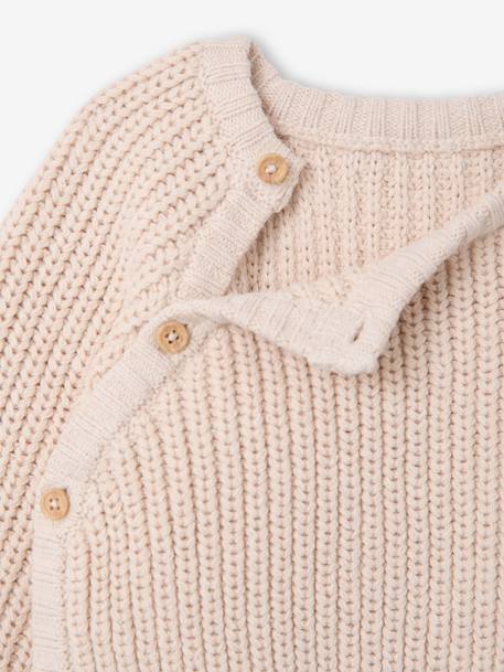 4-piece set for baby marl beige 