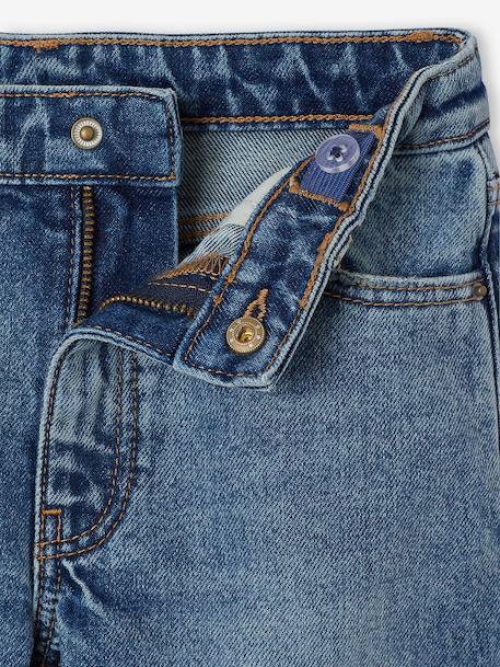 Straight-leg jeans for girls light blue+medium blue 