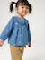 Denim blouse with long sleeves for baby girls stone 