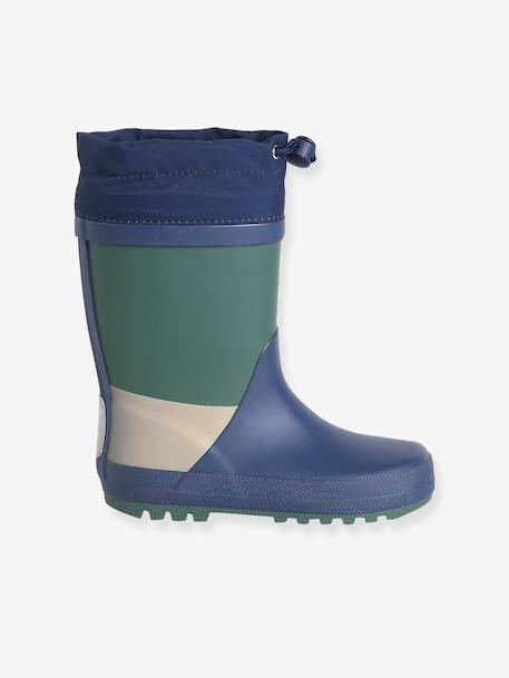 Rain boots for boys navy blue 