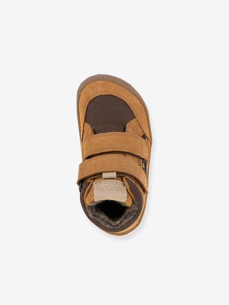 Barefoot TEX WOOL FRODDO children's boots blue+camel+deep blue+slate grey 