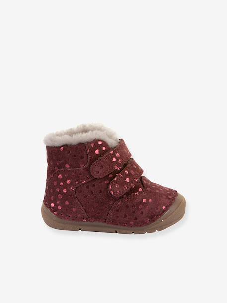 Boys' PAIX UP WINTER boots FRODDO blue+blush+bordeaux red+caramel+night blue+old rose+pomegranate+printed beige 