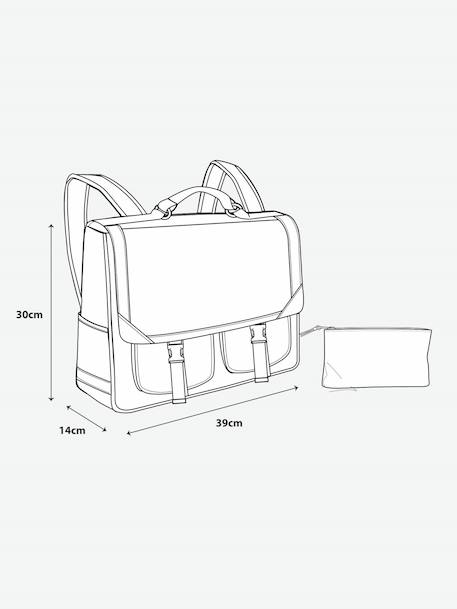 Charlie school bag for boys deep blue 