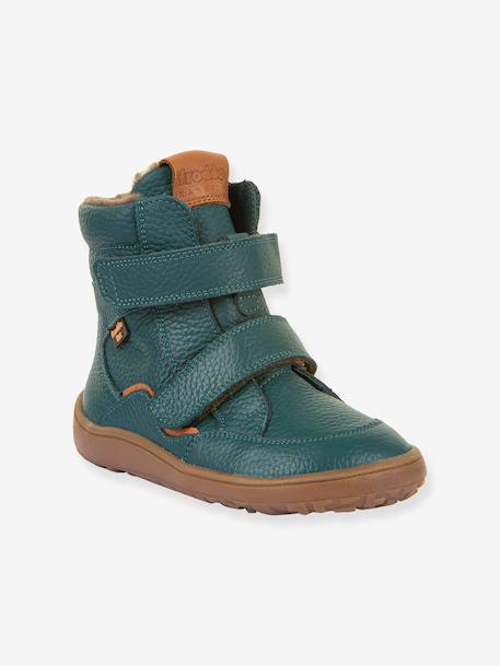 Children's barefoot winter shoes BAREFOOT TEX WINTER Froddo bordeaux red+brown+golden pink+night blue+petrol blue 