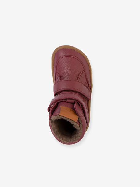 Children's barefoot winter shoes BAREFOOT TEX WINTER Froddo bordeaux red+brown+golden pink+night blue+petrol blue 