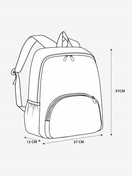 Personalised backpack for girls blue 