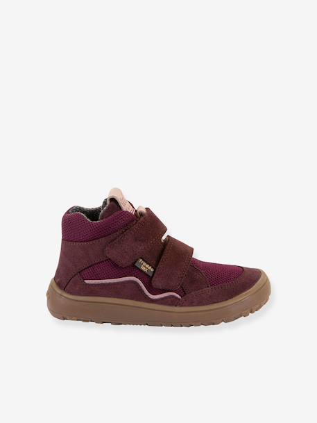 BAREFOOT TEX AUTUMN Froddo touch-fastening shoes for children bordeaux red+night blue+olive+violet 