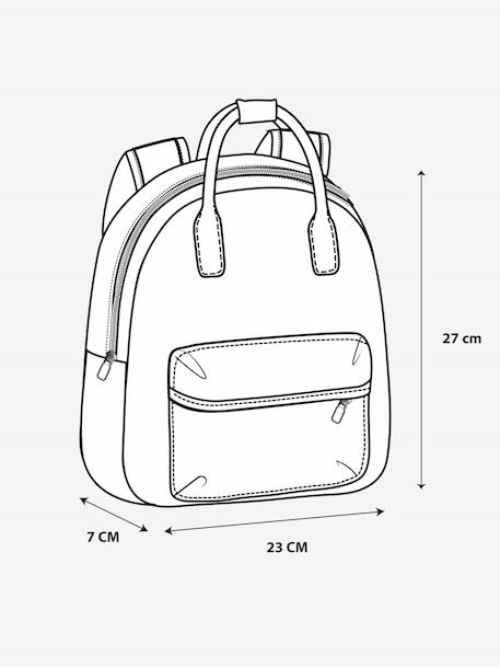 Customisable baby backpack ecru 