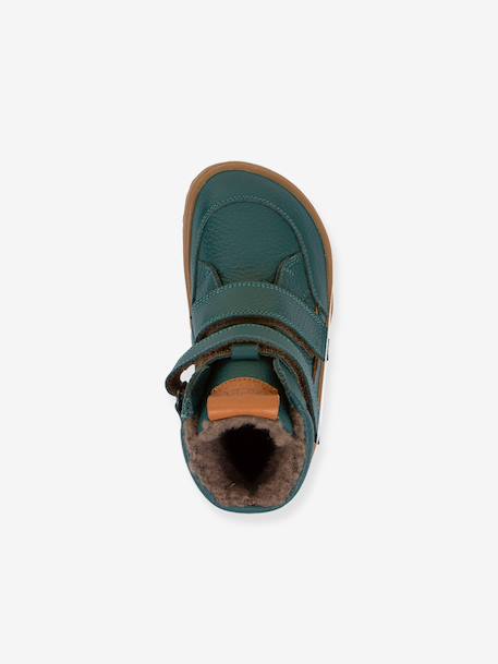 Children's barefoot winter shoes BAREFOOT TEX WINTER Froddo bordeaux red+brown+golden pink+night blue+petrol blue 