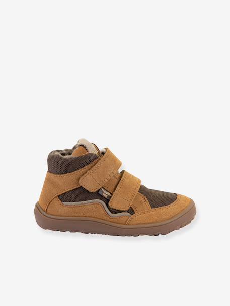 Barefoot TEX WOOL FRODDO children's boots blue+camel+deep blue+slate grey 