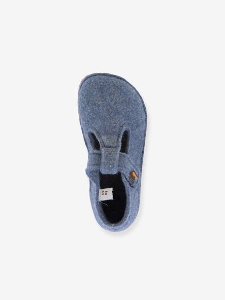 FLEXY WOOLY BAREFOOT FRODDO barefoot slippers for children denim blue+marl grey+marl pink+night blue 