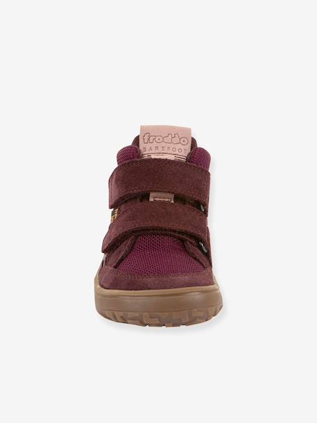 BAREFOOT TEX AUTUMN Froddo touch-fastening shoes for children bordeaux red+night blue+olive+violet 