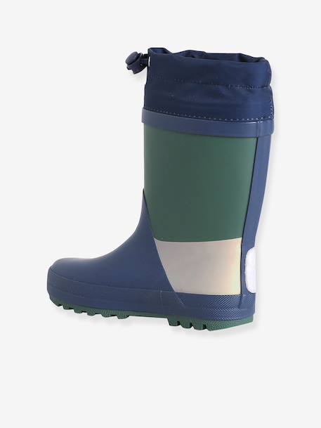 Rain boots for boys navy blue 