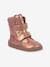 ZERU TEX WINTER BAREFOOT FRODDO barefoot boots for children deep blue+golden pink+petrol blue 