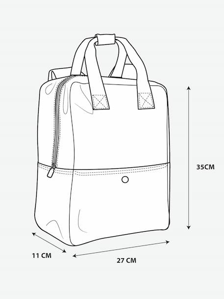 Personalised backpack deep blue 