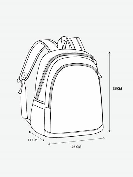Backpack for boys deep blue 