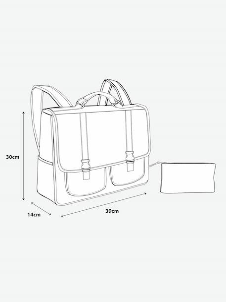 Cool School Satchel + Pencil Case for Boys blue 