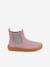 Froddo CHELYS barefoot shoes with glitter details for girls deep blue+rosy 