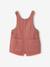 Baby girls sweatshirt and pinafore shorts set old rose 