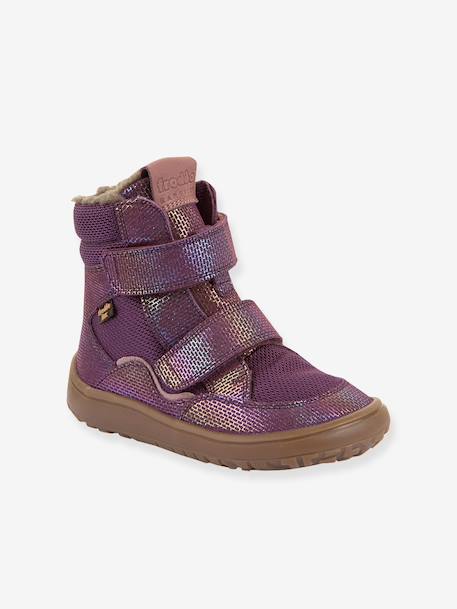Barefoot TEX WINTER FRODDO children's winter boots black+bordeaux red+denim blue+lilac+night blue+olive+slate grey+violet 