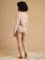 Wrap-front set for pregnancy marl beige 