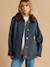Short maternity coat mouse grey 