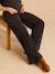 Maternity lurex trousers chocolate 