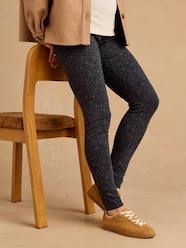 Maternity-Leggings & Tights-Leopard Print Leggings for Maternity