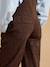 Leontine maternity dungarees chocolate 