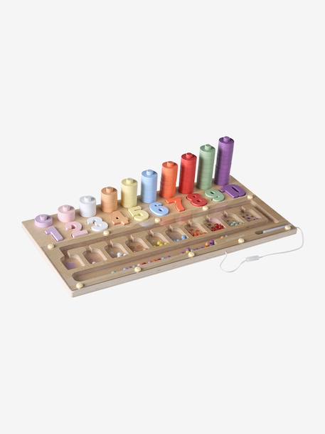 FSC® 100% wooden counting board multicoloured 