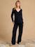 Maternity and nursing wrapover set black 