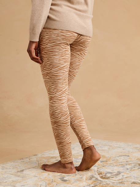 Wrap-front set for pregnancy marl beige 