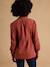 Blouse with Macramé Detail, Maternity & Nursing, ENVIE DE FRAISE terracotta+white 